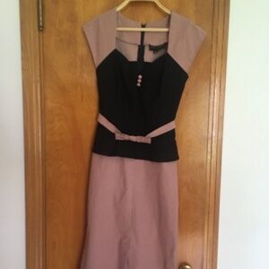 Stop staring fitted dress Small